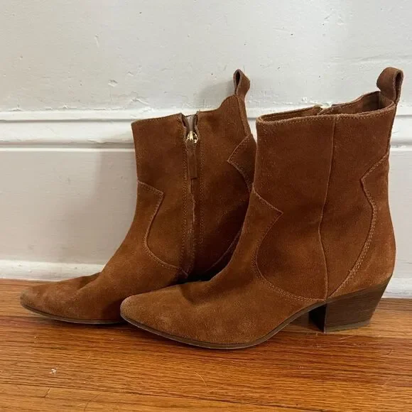 Zara Brown Ankle Boots - Picture 5 of 8